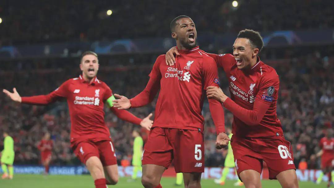 欧冠：利物浦3-2击败国际米兰